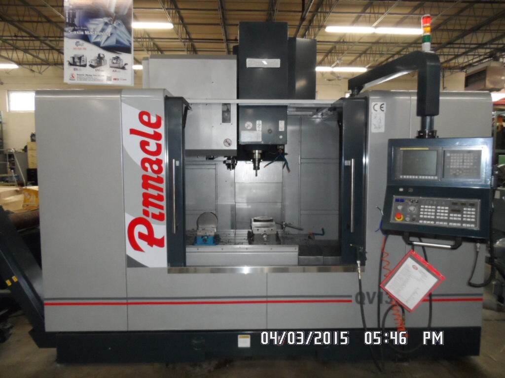 2018 PINNACLE QV-137 Vertical Machining Centers (5-Axis) | Myers Technology Co., LLC