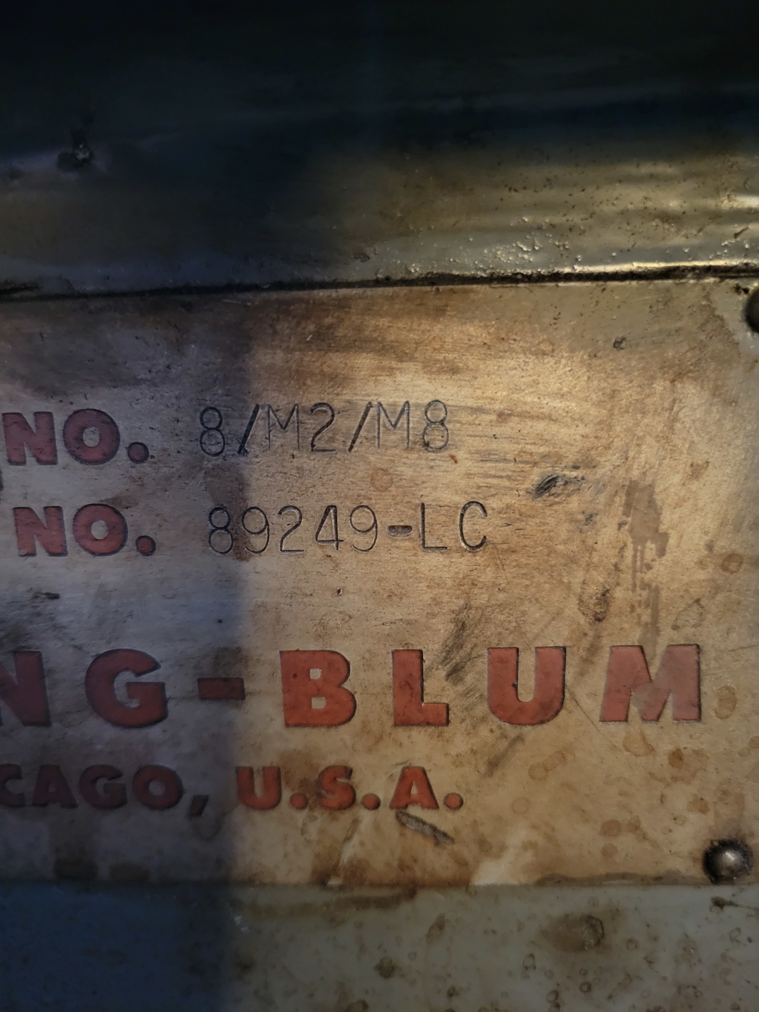 1966 ARMSTRONG BLUM Series 8/M2/M8 Vertical band Saws | Myers Technology Co., LLC