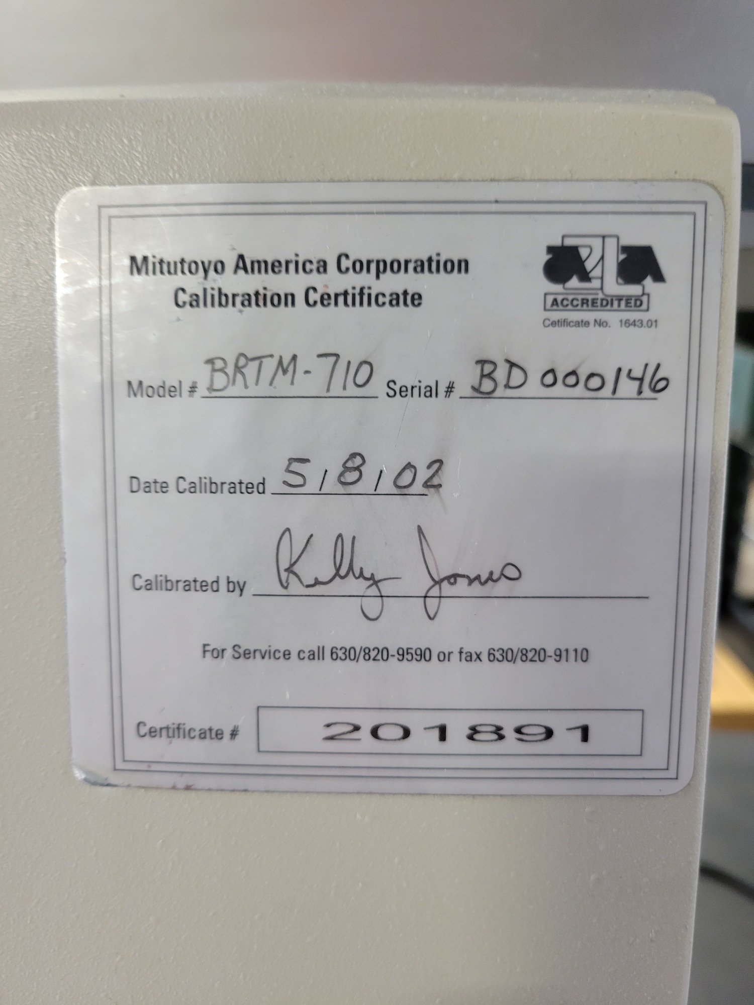 MITUTOYO BRTN-710 Coordinate Measuring Machines | Myers Technology Co., LLC