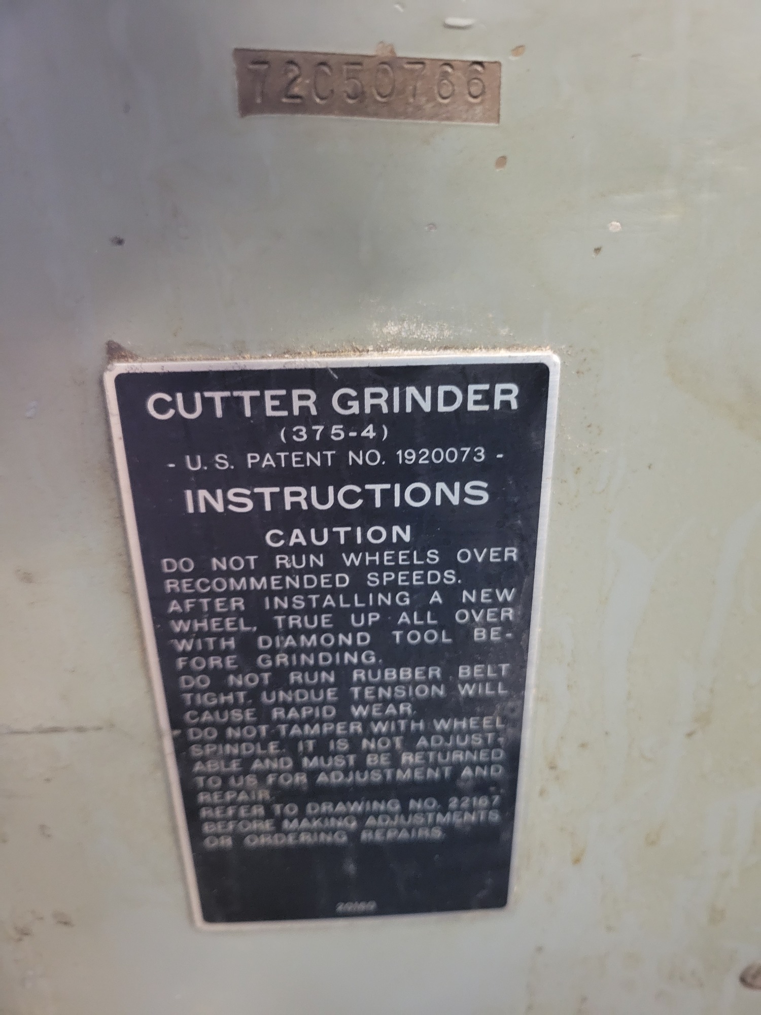 GORTON 375-4 Tool & Cutter Grinders | Myers Technology Co., LLC