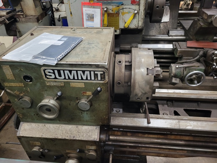 1986 SUMMIT 19-4X80 Gap Bed Engine Lathes | Myers Technology Co., LLC